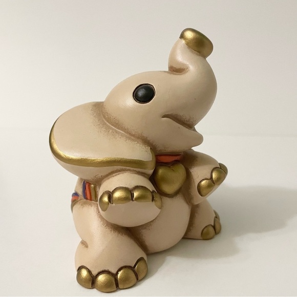 Vintage Thun Elephant Figurine 4” Tall Figure - Picture 14 of 16